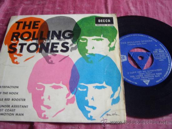 Discos de vinilo: THE ROLLING STONES-EP SATISFACTION - Foto 1
