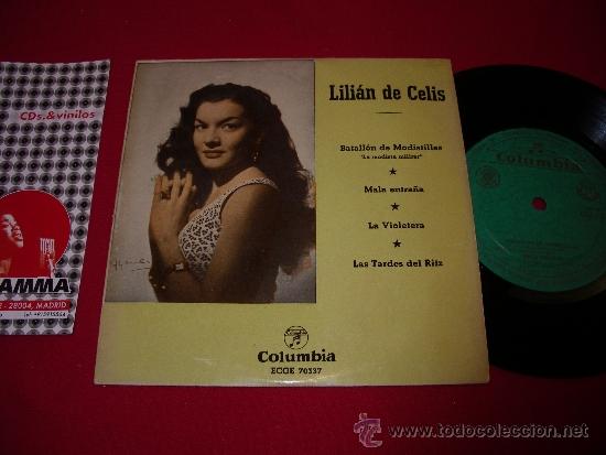 Discos de vinilo: Lilian de Celis                   Batallon de Modistillas                  EP - Foto 1