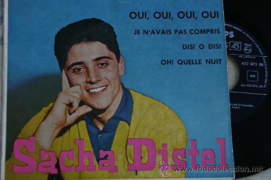 Discos de vinilo: SACHA DISTEL -EP -1959 -BUEN ESTADO - Foto 1