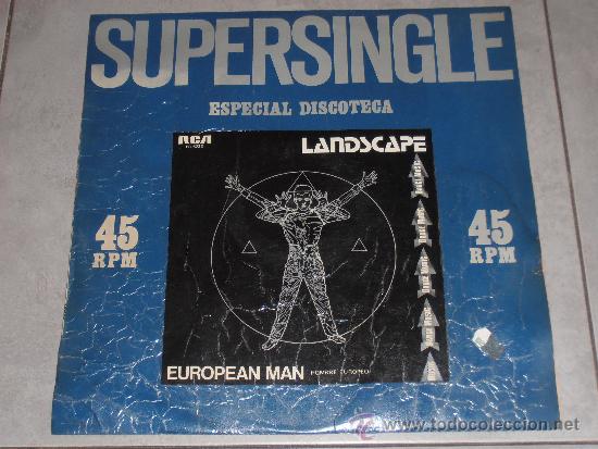 Discos de vinilo: LANDSCAPE - EUROPEAN MAN - MAXI - Foto 1