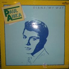 Discos de vinilo: PAUL ANKA - DIANA/MY WAY LP -ORIGINAL ESPAÑA - ZAFIRO 1983 - GRABADO EN DIRECTO - STEREO -. Lote 37609211