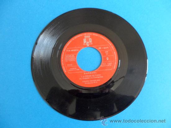 Discos de vinilo: Raphael - &rdquo; Tu volver&aacute;s &rdquo; y &rdquo; A pesar de todo &rdquo; 1970 - Foto 2
