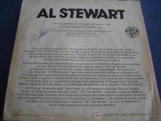 Discos de vinilo: AL STEWART   ON THE BORDER - Foto 2