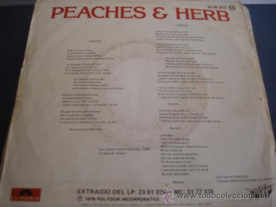 Discos de vinilo: PEACHES & HERB   REUNITED - Foto 2
