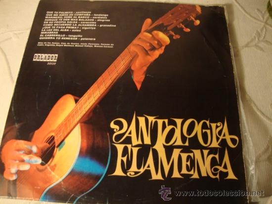 Discos de vinilo: DISCO LP 33 ANTOLOGIA FLAMENCA - Foto 1