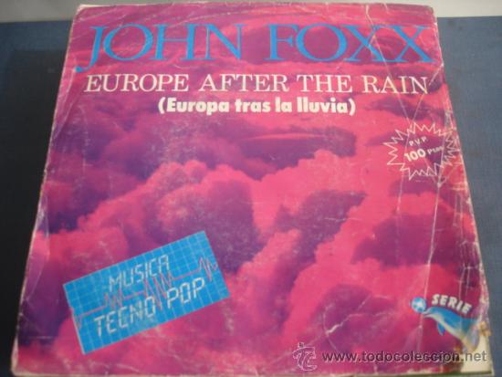 Discos de vinilo: JOHN FOXX   EUROPE AFTER THE RAIN - Foto 1