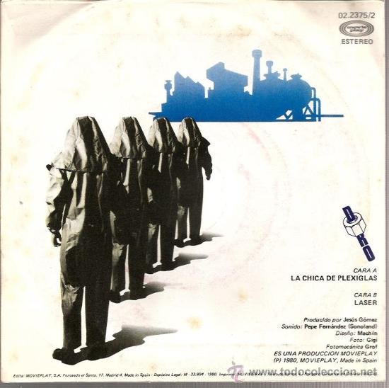 Discos de vinilo: SINGLE AVIADOR DRO : LA CHICA DEL PLEXIGLAS - Foto 2