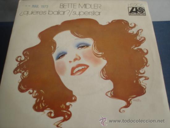 Discos de vinilo: BETTE MIDLER   &iquest;QUIRES BAILAR? / SUPERSTAR - Foto 1