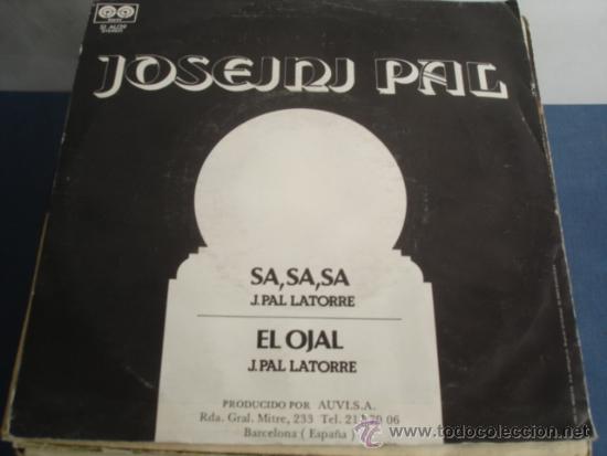 Discos de vinilo: JOSEINI PAL   SA, SA, SA - Foto 2