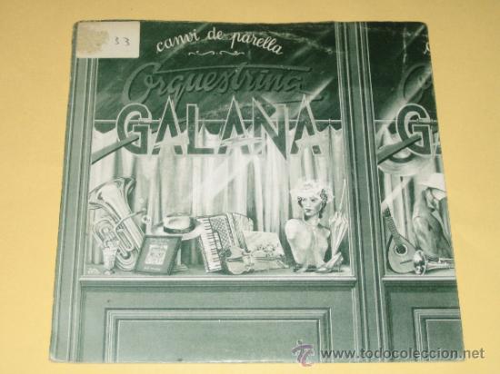 Discos de vinilo: ORQUESTRINA GALANA - PROMO - Foto 1