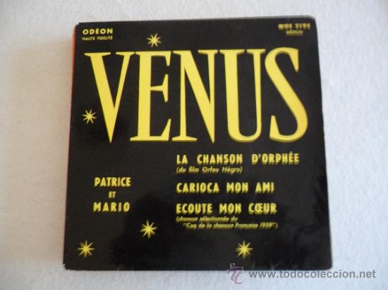 Disques de vinyle: PATRICE ET MARIO - VENUS + 3 EP FRANCE