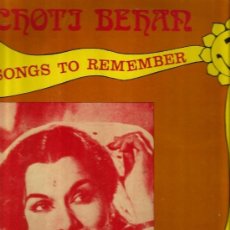 Discos de vinilo: LP BOLLYWOOD STARS : CHOTI BEAHAN & MAA BHAAP 