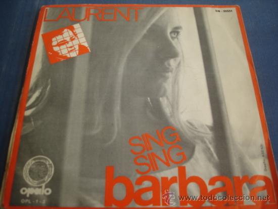 Discos de vinilo: LAURENT   SING-SING BARBARA - Foto 2