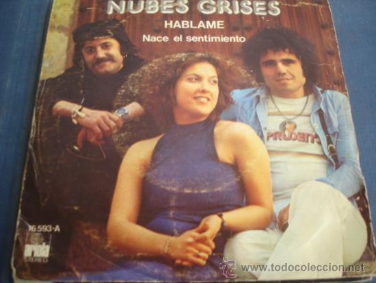 Discos de vinilo: NUBES GRISES   HABLAME - Foto 2