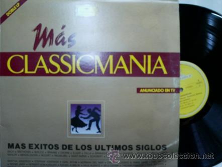 Discos de vinilo: Antiguo disco. MAS CLASSICMANIA. Poligram. 1991.