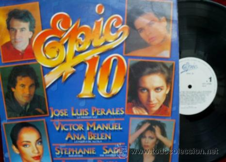 Discos de vinilo: Antiguo disco. EPIC 10.  1986. CBS Records - Foto 1