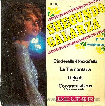 Discos de vinilo: SHEGUNDO GALARZA - CINDERELLA ROCKEFELLA - EP RARO DE VINILO - Foto 1