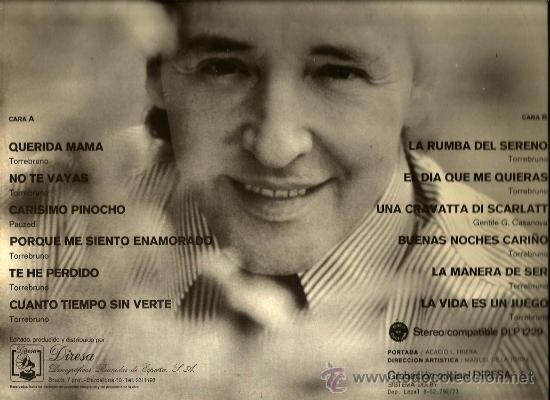 Discos de vinilo: LP TORREBRUNO : TORREBRUNO ROMANTICO - Foto 2
