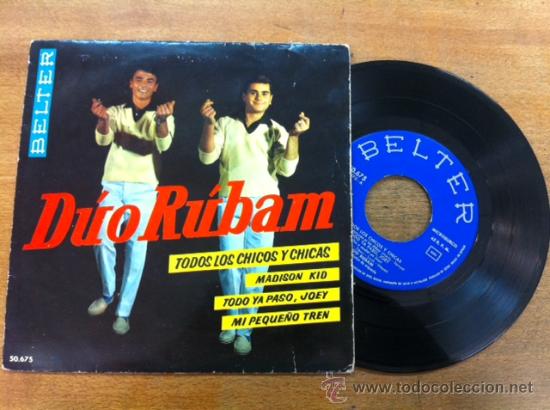 Discos de vinilo: D&Uacute;O R&Uacute;BAM. TODOS LOS CHICOS Y CHICAS. EP - Foto 1