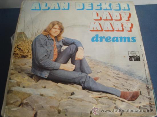 Discos de vinilo: ALAN DECKER   LADY MARY / DREAMS - Foto 2
