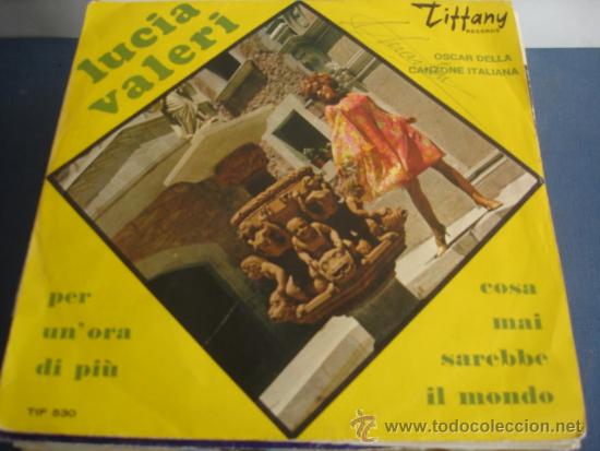 Discos de vinilo: LUCIA VALERI   PER UN&acute;ORA DI PIU - Foto 1