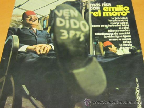 Discos de vinilo: EMILIO EL MORO - MAS RISA CON - LP - DISCOPHON 1971 SPAIN - Foto 1
