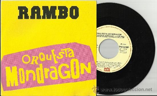 Discos de vinilo: orquesta mondragon single rambo espa&ntilde;a 1987 - Foto 1