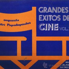 Discos de vinilo: ORQUESTA DIMITRI PAPADOPOULOS - GRANDES ÉXITOS DEL CINE VOL II - 1973 - HELGA - EL PADRINO - CABARET