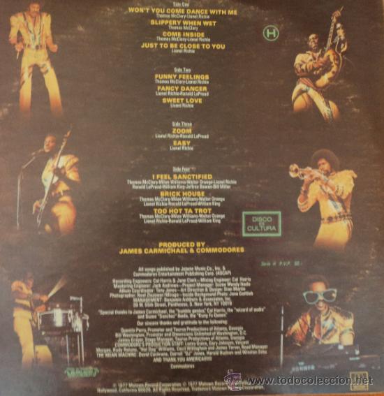 Discos de vinilo: Commodores - Live - Edici&oacute;n de 1977 de Venezuela - Doble - Foto 2