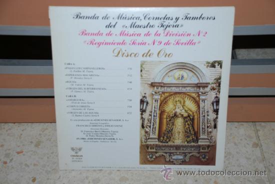 Discos de vinilo: DISCO VINILO LP MARCHAS PROCESIONALES &rdquo;DISCO DE ORO&rdquo; - Foto 2