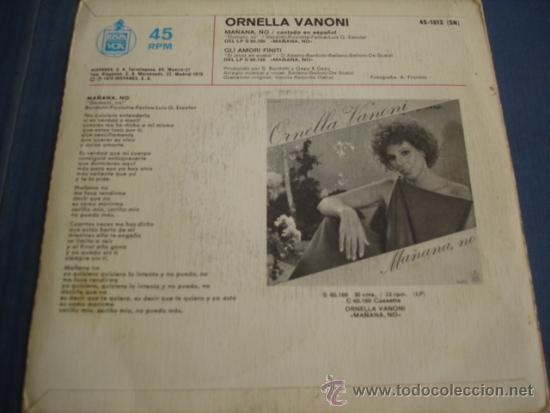 Discos de vinilo: ORNELLA VANONI   MA&Ntilde;ANA, NO - Foto 2