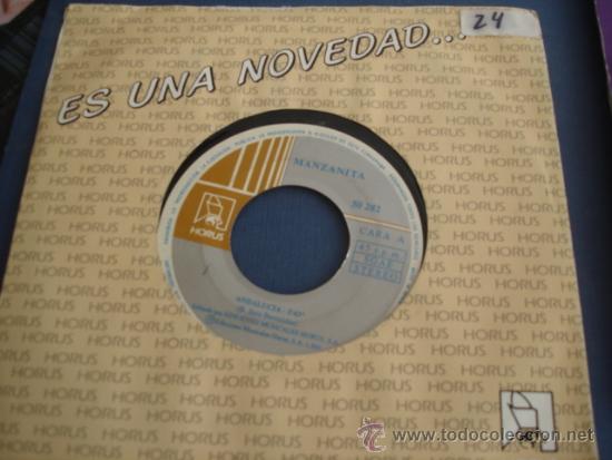 Discos de vinilo: MANZANITA   ANDALUCIA - Foto 1