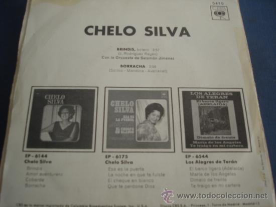 Discos de vinilo: CHELO SILVA   BRINDIS / BORRACHA - Foto 2