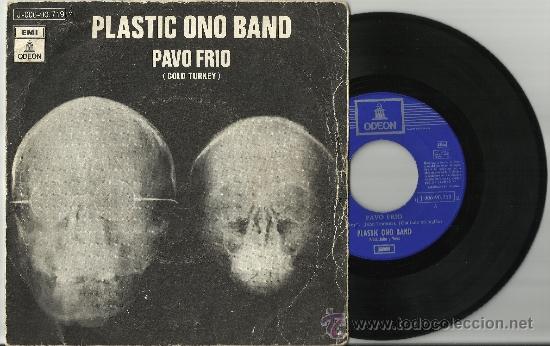 Discos de vinilo: plastic ono band single cold turkey espa&ntilde;a 1969 - Foto 1