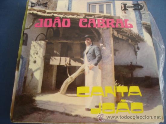 Disques de vinyle: JOAO CABRAL   CANTA JOAO (FIRMADO Y DEDICADO)  EP