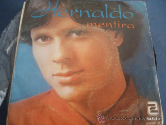 Discos de vinilo: HERNALDO   MENTIRA  PROMO - Foto 1