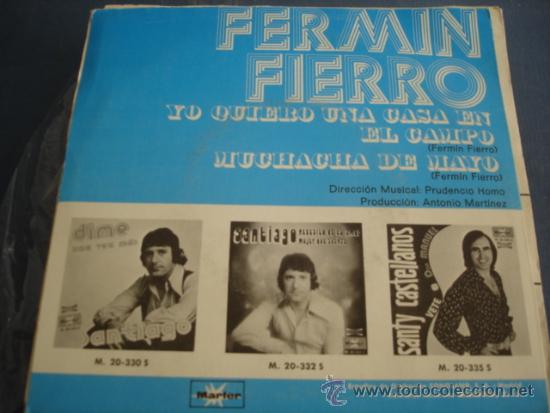Discos de vinilo: FERMIN FIERRO   MUCHACHA DE MAYO - Foto 2
