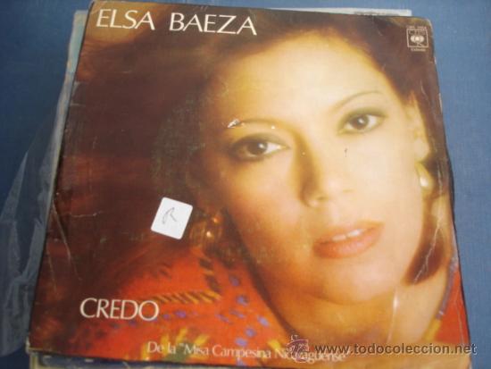 Discos de vinilo: ELSA BAEZA   CREDO - Foto 1