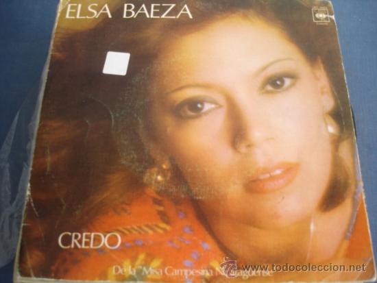 Discos de vinilo: ELSA BAEZA   CREDO - Foto 1
