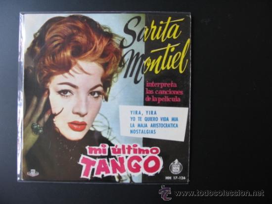 Discos de vinilo: SARA MONTIEL  SINGLE - Foto 1