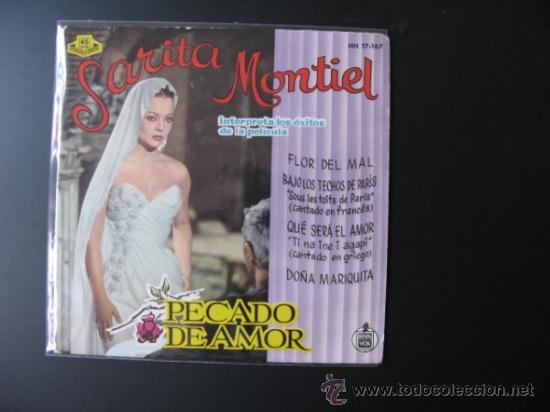 Discos de vinilo: SARA MONTIEL  SINGLE - Foto 1