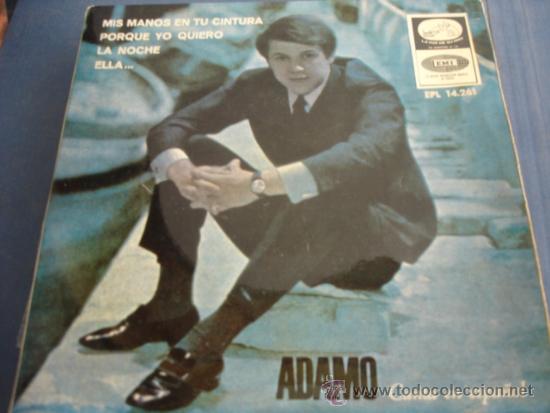 Discos de vinilo: ADAMO   MIS MANOS EN TU CINTURA  EP - Foto 1
