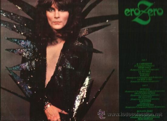 Discos de vinilo: LP RENATO ZERO : EROZERO - Foto 2