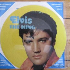 Discos de vinilo: ELVIS PRESLEY THE KING EXCLUSIVE PHOTO DISC. `BLUEBERRY HILL`. Lote 37727271