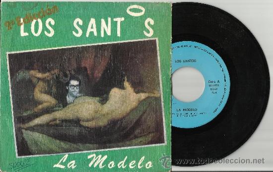 Discos de vinilo: los santos single la modelo espa&ntilde;a 1982 - Foto 1