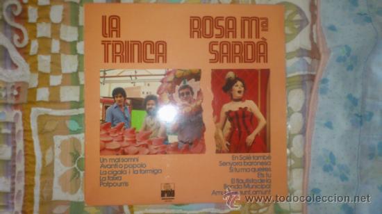 Discos de vinilo: LA TRINCA I ROSA M&ordf; SARD&Agrave; - 1979 - Foto 1