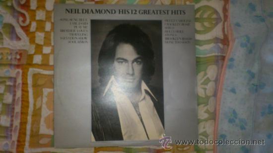 Discos de vinilo: HIS 12 GREATEST HITS - NEIL DIAMOND - Foto 1