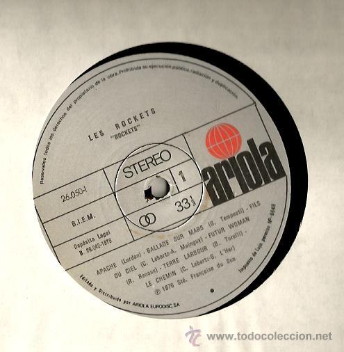 Discos de vinilo: LP LES ROCKETS  - SPACE ROCK - Foto 9