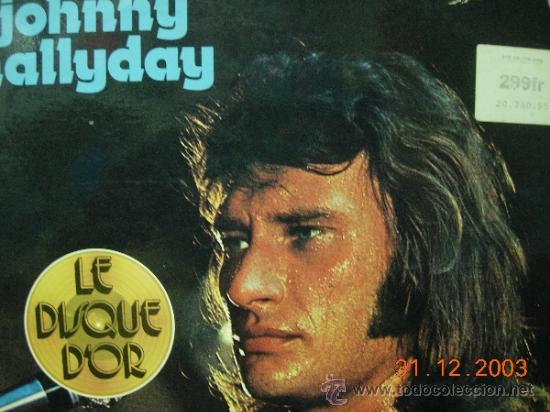 Discos de vinilo: Johnny Hallyday LP Le disque dor - Foto 1
