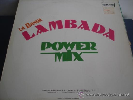 Discos de vinilo: LA BANDA LAMBADA  POWER MIX - Foto 2